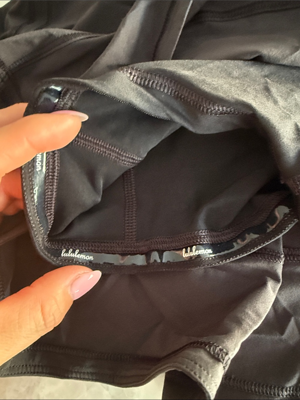 Lululemon Black Athletic tennis skirt - Picture 3 of 3